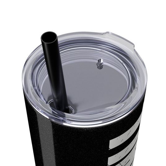 Cancer Ribbon Pick Your Sport 20oz Skinny Tumbler with Straw