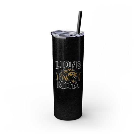 FEBA Lions Baseball Skinny Tumbler with Straw 20oz