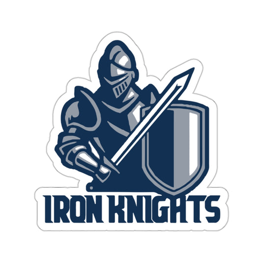Iron Knights Kiss-Cut Sticker w/Knight Design