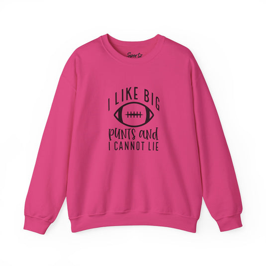 I Like Big Punts Football Adult Unisex Crewneck Sweatshirt