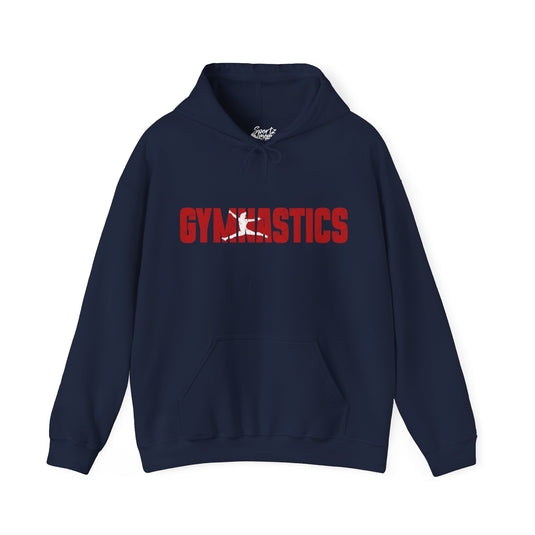 Gymnastics Adult Unisex Hooded Sweatshirt