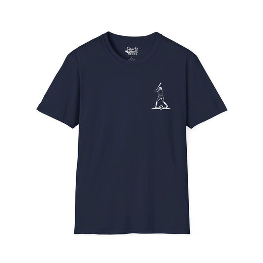 Raised in a Cage Softball Unisex Adult T-Shirt