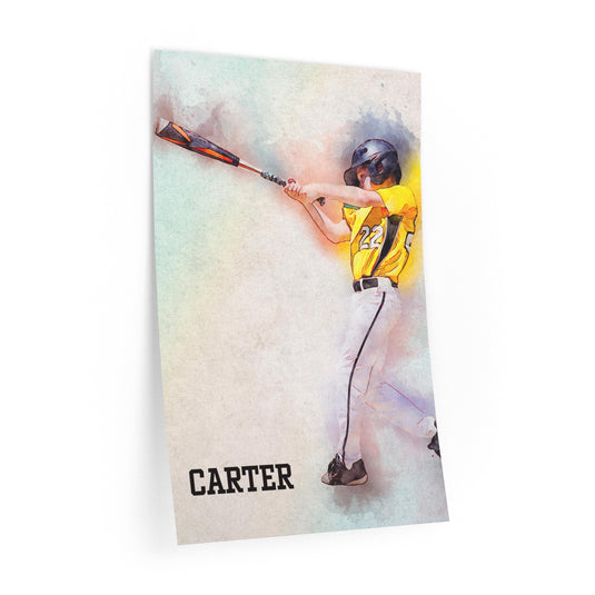 Wall Decal w/Watercolor Effect