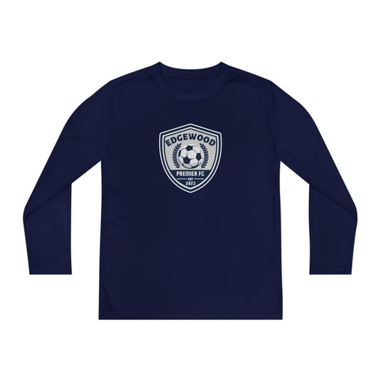 Edgewood Premier FC Unisex Youth Long Sleeve Competitor Moisture Wicking Shirt