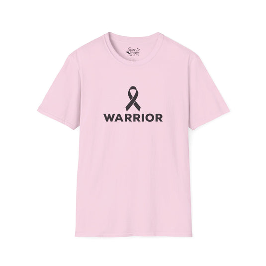 Cancer Ribbon Warrior Adult Unisex T-Shirt