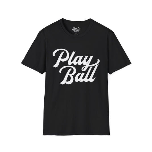 Play Ball Adult Unisex Baseball T-Shirt