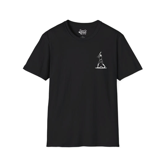 Raised in a Cage Softball Unisex Adult T-Shirt