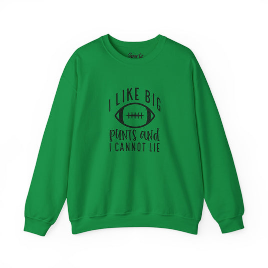 I Like Big Punts Football Adult Unisex Crewneck Sweatshirt