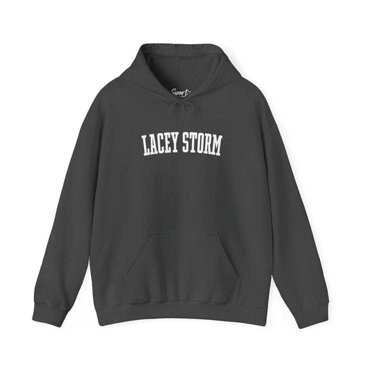 Lacey Storm Unisex Adult Hooded Sweatshirt - Plain Text Design