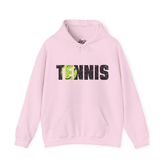 Tennis Adult Unisex Hooded Sweatshirt