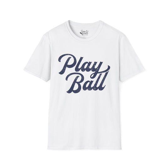 Play Ball Adult Unisex Baseball T-Shirt