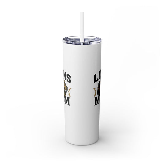 FEBA Lions Baseball Skinny Tumbler with Straw 20oz