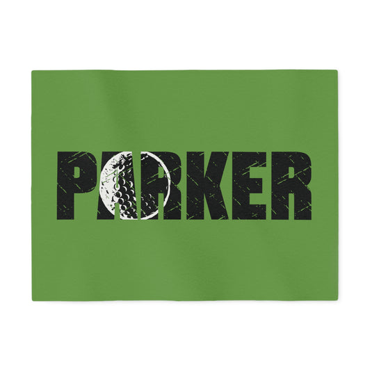 Golf Sweatshirt Blanket w/Custom Name