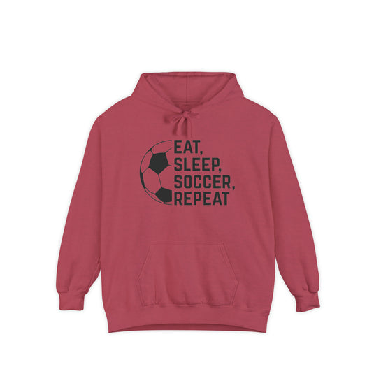 Eat Sleep Soccer Repeat Adult Unisex Premium Hooded Sweatshirt