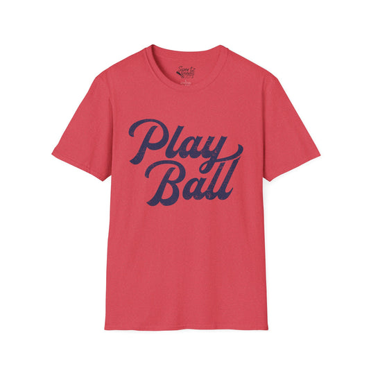 Play Ball Adult Unisex Baseball T-Shirt