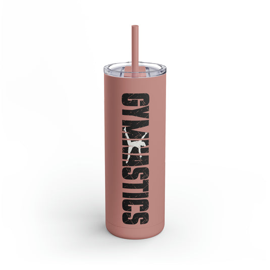 Gymnastics 20oz Skinny Matte Tumbler