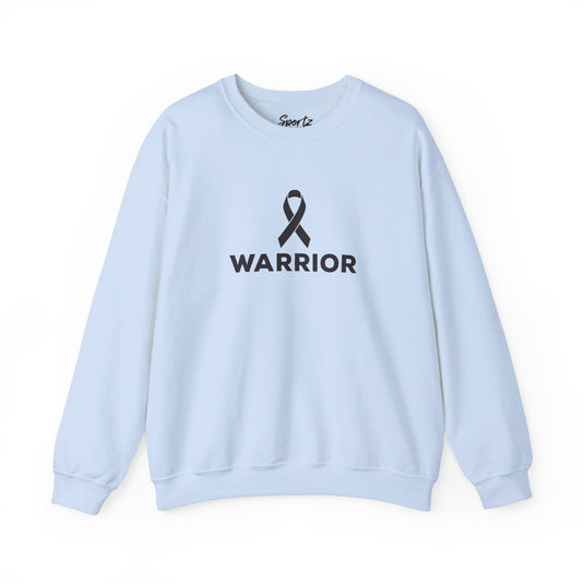 Cancer Ribbon Warrior Adult Unisex Crewneck Sweatshirt