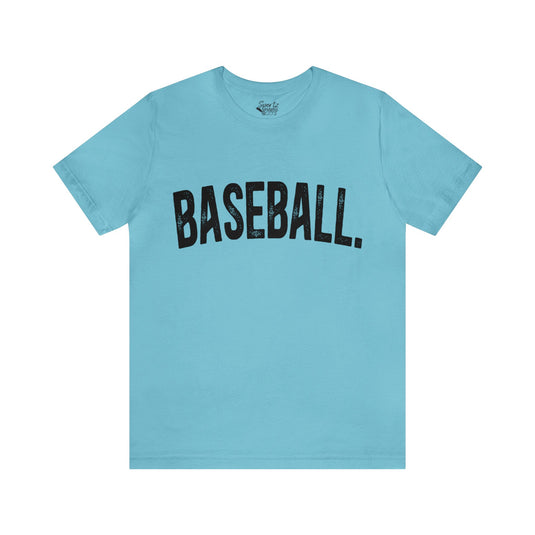 Rustic Design Baseball Adult Unisex Mid-Level T-Shirt