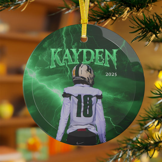 Fusion Design Glass Ornament