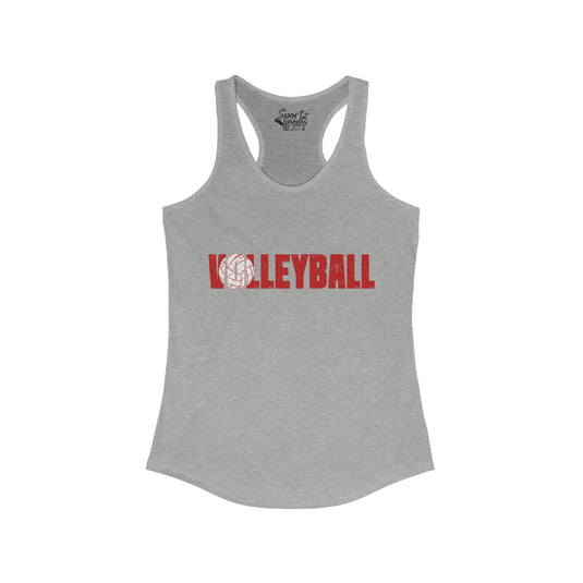 Volleyball Adult Women's Racerback Tank