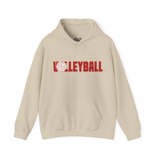 Volleyball Adult Unisex Hooded Sweatshirt