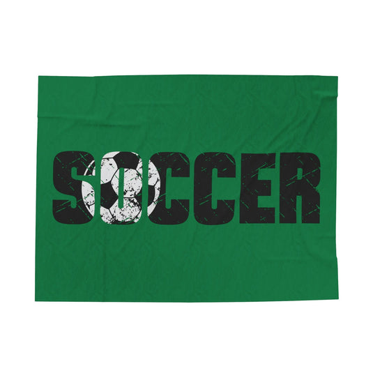 Soccer Plush Blanket
