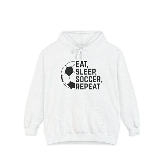 Eat Sleep Soccer Repeat Adult Unisex Premium Hooded Sweatshirt