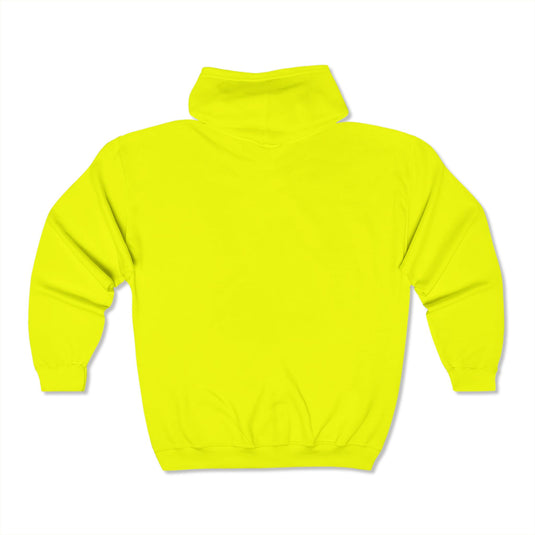 Unisex Adult Full Zip Hooded Sweatshirt - Embroidery - Color Options 1