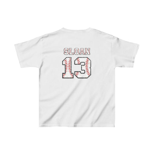 Iron Knights Youth Unisex T-Shirt w/Flag Design & Name and Number on Back