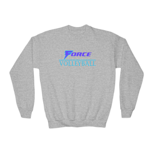 Force Volleyball Club Unisex Youth Crewneck Sweatshirt