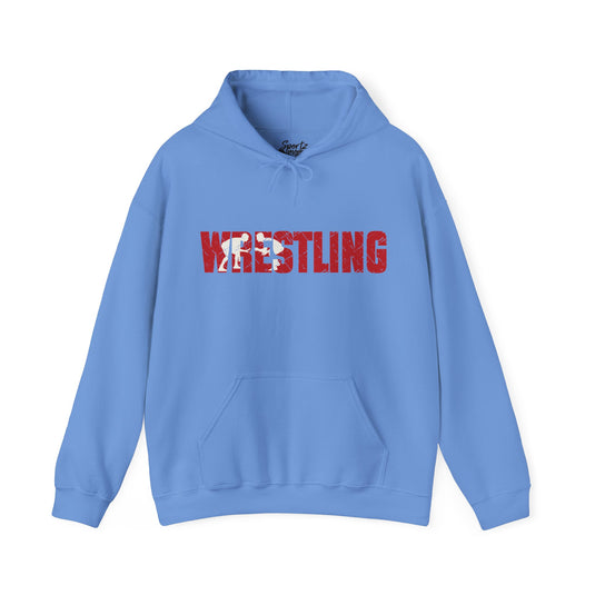 Wrestling Adult Unisex Hooded Sweatshirt