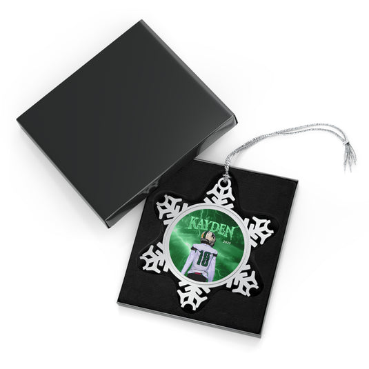 Fusion Design Pewter Snowflake Ornament