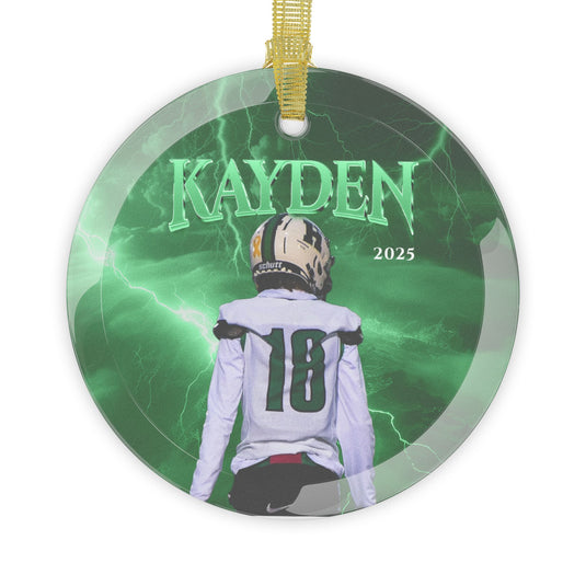 Fusion Design Glass Ornament