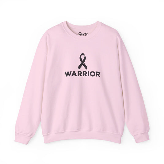 Cancer Ribbon Warrior Adult Unisex Crewneck Sweatshirt