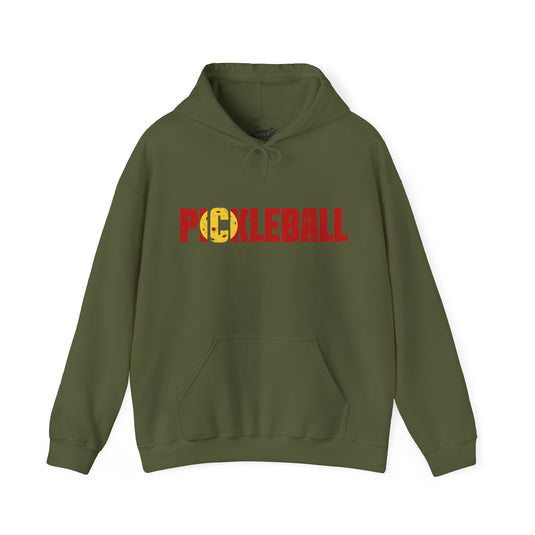 Pickleball Adult Unisex Hooded Sweatshirt