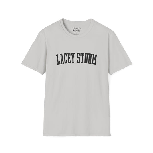 Lacey Storm Unisex Adult T-Shirt - Plain Text Design