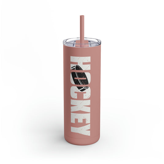 Hockey 20oz Skinny Matte Tumbler