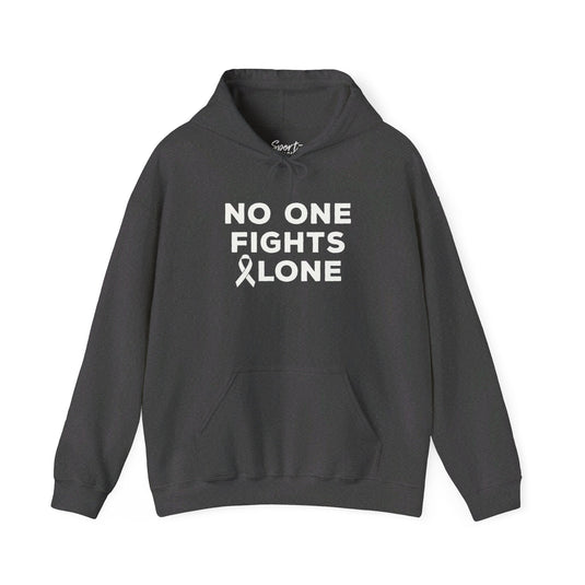 No One Fights Alone Adult Unisex Hooded Sweatshirt