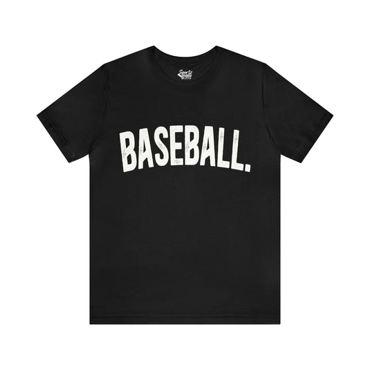 Rustic Design Baseball Adult Unisex Mid-Level T-Shirt