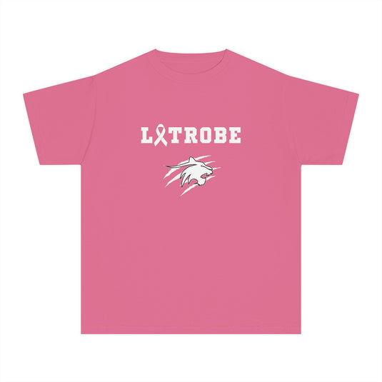 Latrobe Boys Soccer Unisex Youth Premium T-Shirt - Cancer Design