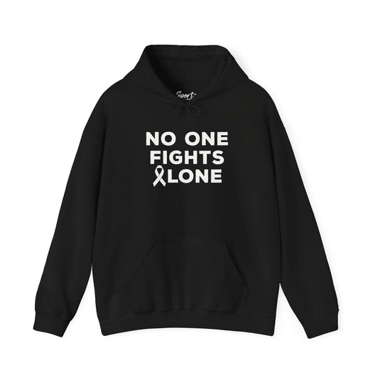 No One Fights Alone Adult Unisex Hooded Sweatshirt