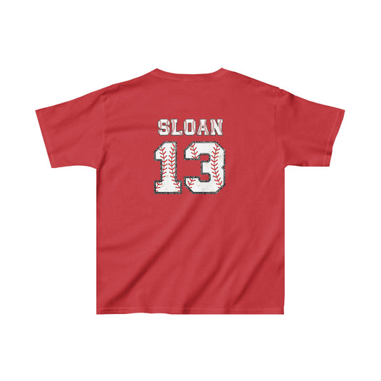 Iron Knights Youth Unisex T-Shirt w/Flag Design & Name and Number on Back