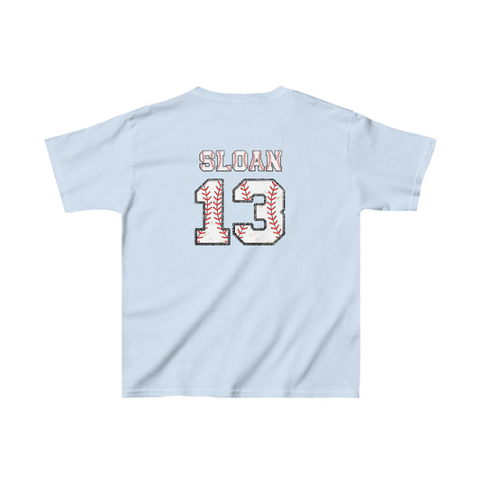 Iron Knights Youth Unisex T-Shirt w/Flag Design & Name and Number on Back