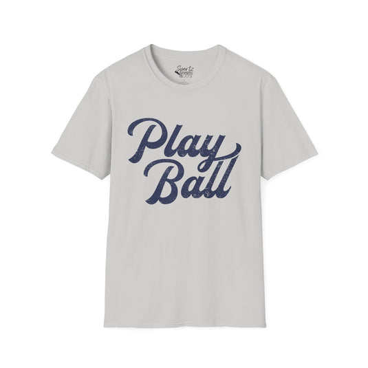 Play Ball Adult Unisex Baseball T-Shirt