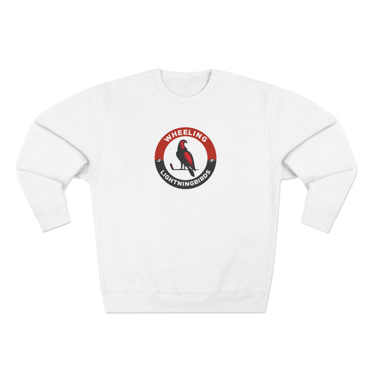 Wheeling Lightningbirds Unisex Adult Mid-Level Crewneck Sweatshirt