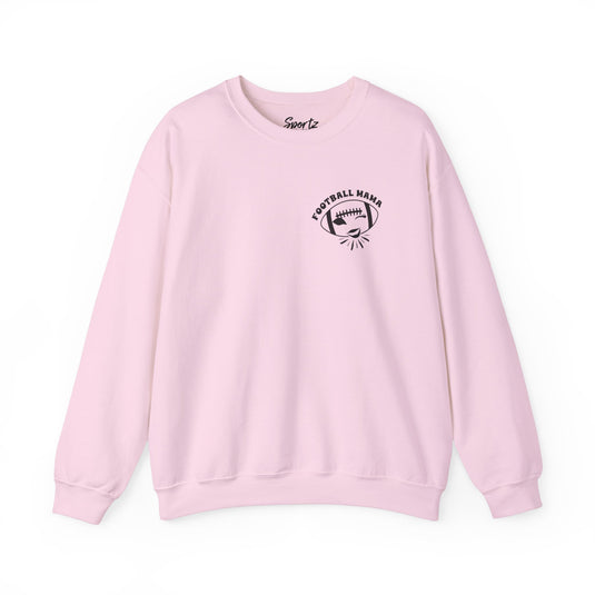 Somebody's Loud Mouth Football Mama Adult Unisex Crewneck Sweatshirt