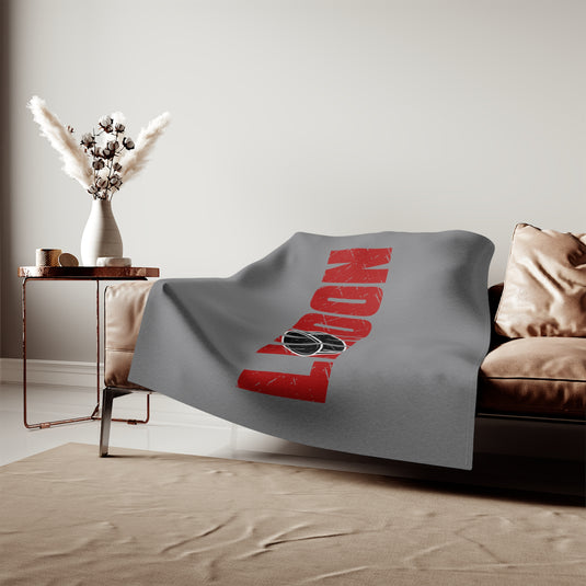 Hockey Sweatshirt Blanket w/Custom Name