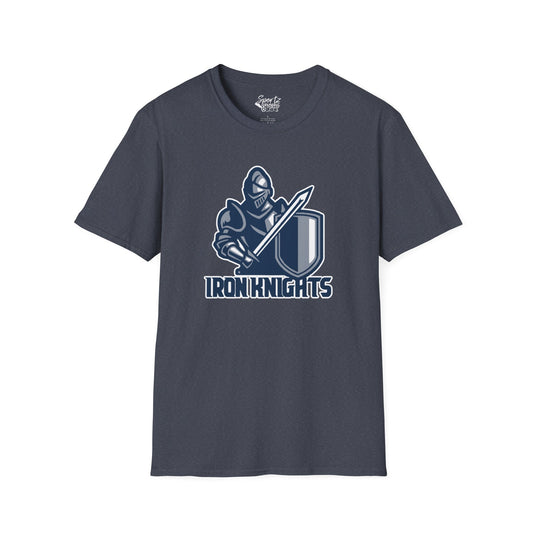Iron Knights Adult Unisex T-Shirt - Knight Design