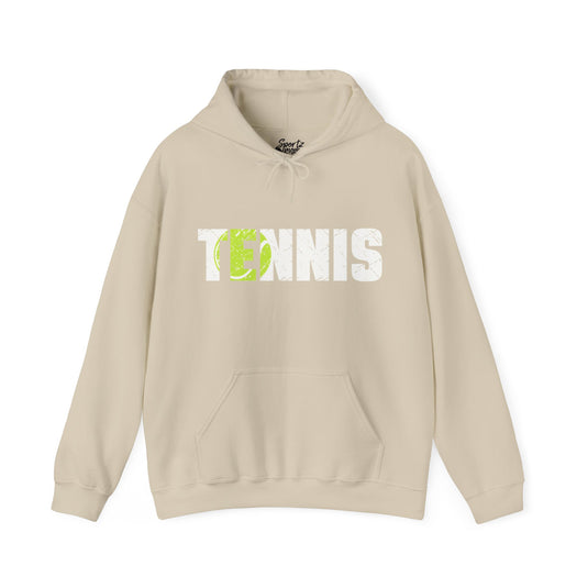 Tennis Adult Unisex Hooded Sweatshirt