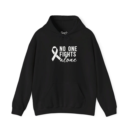 No One Fights Alone Adult Unisex Hooded Sweatshirt